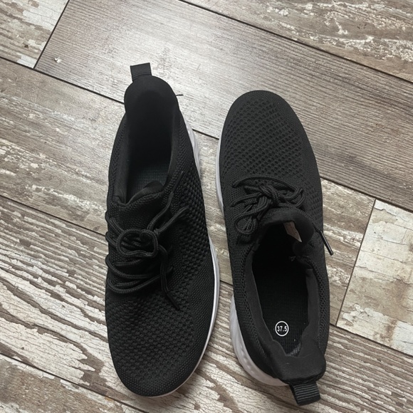 Black Slip on Sneakers (37.5) - Picture 3 of 8